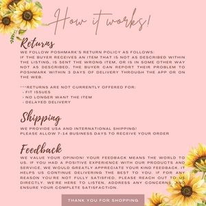 Shop Policies - Please Read